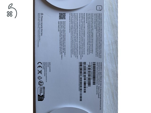 Új Apple Watch SE (Gen 2) 40 mm Starlight Aluminium CEL