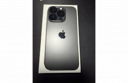 Eladó iphone 15 Pro 128 GB Black Titanium Karcmentes, újszerű
