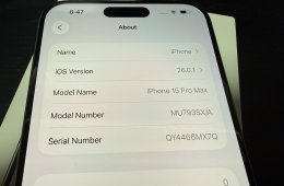 iPhone 15 Pro max Natural Titanium 256Gb