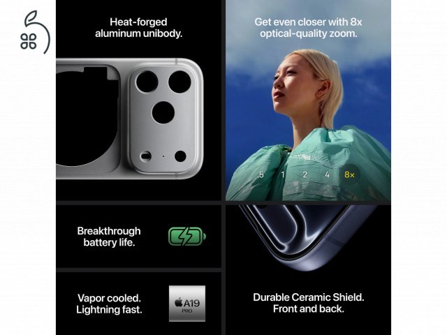 BONTATLAN Új iPhone 17 PRO Kozmosznarancs 256-512GGB Független 1év Apple Gar. Azonnal átvehető.Deák