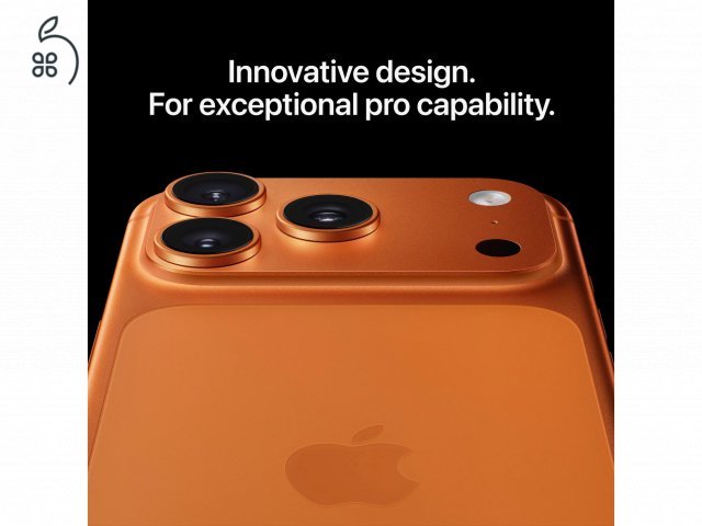 BONTATLAN Új iPhone 17 PRO Kozmosznarancs 256-512GGB Független 1év Apple Gar. Azonnal átvehető.Deák