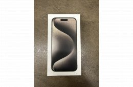 iPhone 15 Pro 128GB – natúr szín, hibátlan újszerű hibátlan állapotban 