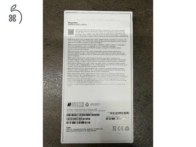 iPhone 15 Pro 128GB – natúr szín, hibátlan újszerű hibátlan állapotban 
