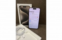 iPhone 15 Pro 128GB – natúr szín, hibátlan újszerű hibátlan állapotban 