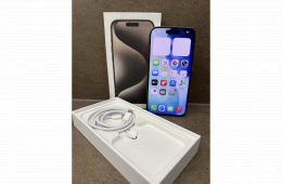 iPhone 15 Pro 128GB – natúr szín, hibátlan újszerű hibátlan állapotban 
