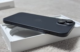 iPhone 15 128GB - AKKU 99% - Jótállás 2025.11.-hóig, kártyafüggetlen, hibátlan állapotban