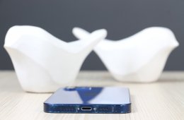Használt Apple iPhone 12 128GB kék C+ US-7241