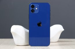 Használt Apple iPhone 12 128GB kék C+ US-7241