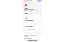 IPHONE 17 AIR, 1TB, ASTROFEKETE ONE FÜGGŐ, 1 HÓNAPOSAN ELADÓ