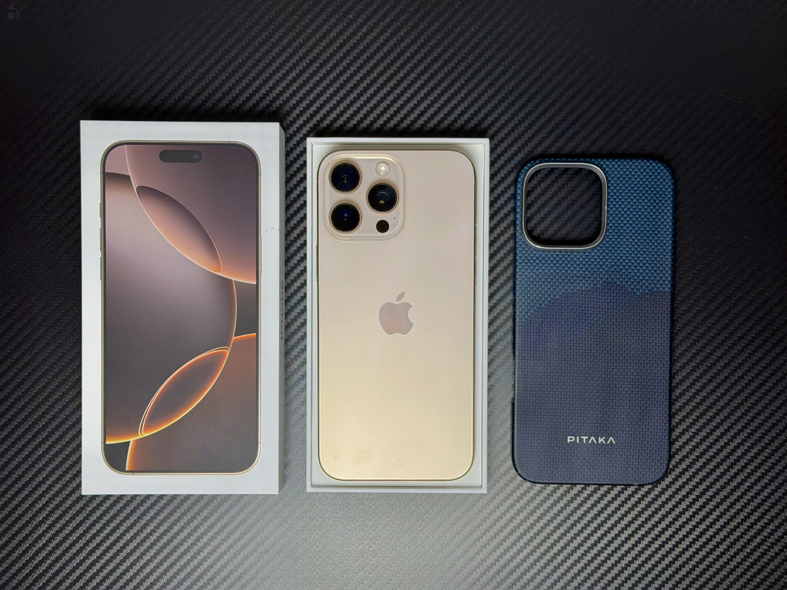 iPhone 16 Pro Max 256GB Desert Titanium, 94% Akku, GARANCIÁS
