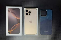 iPhone 16 Pro Max 256GB Desert Titanium, 94% Akku, GARANCIÁS