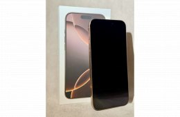 iPhone 16 Pro Max 256GB Desert Titanium, 94% Akku, GARANCIÁS