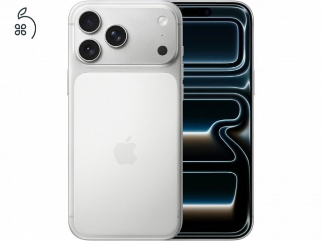 BONTATLAN Új iPhone 17 PRO MAX Silver - Ezüst 256-512GGB Független 1év Apple G Azonnal átvehető.Deák