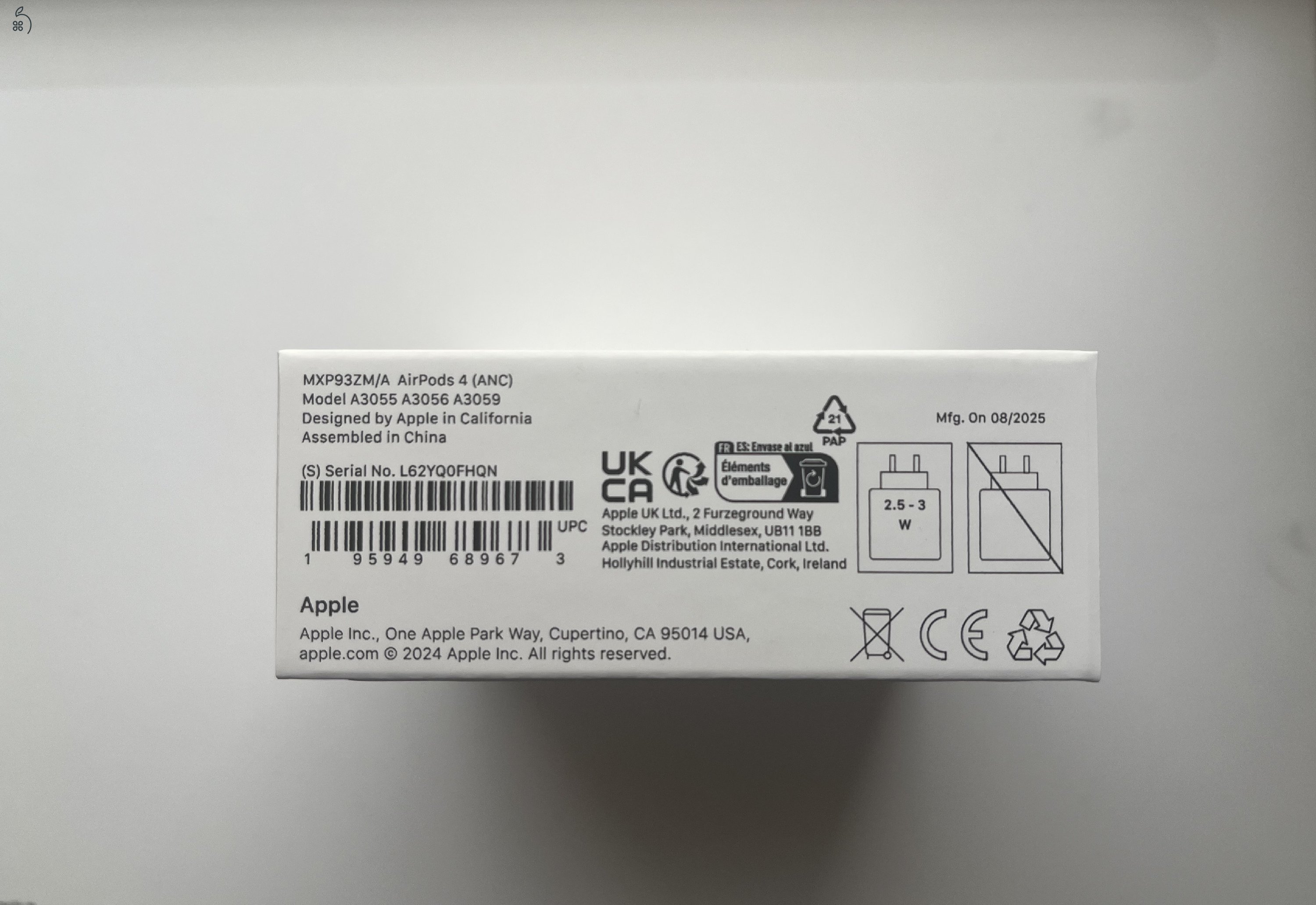 AirPods 4 Aktív zajkioltással (bontatlan, új)
