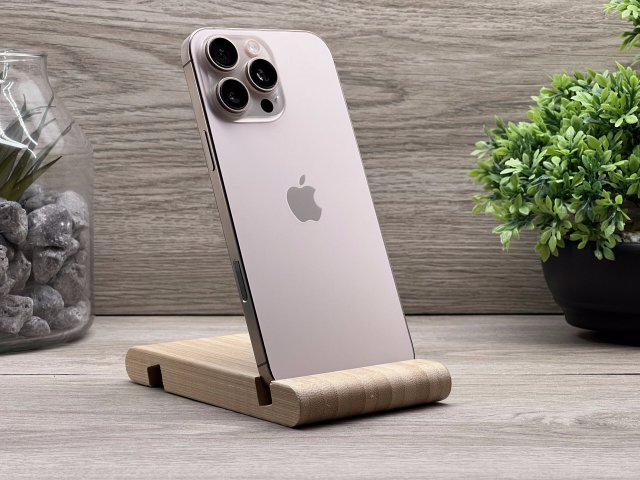 Hibátlan iPhone 16 Pro Max Desert Titanium 256GB 2 ÉV Garanciával Számlával 100% Akku