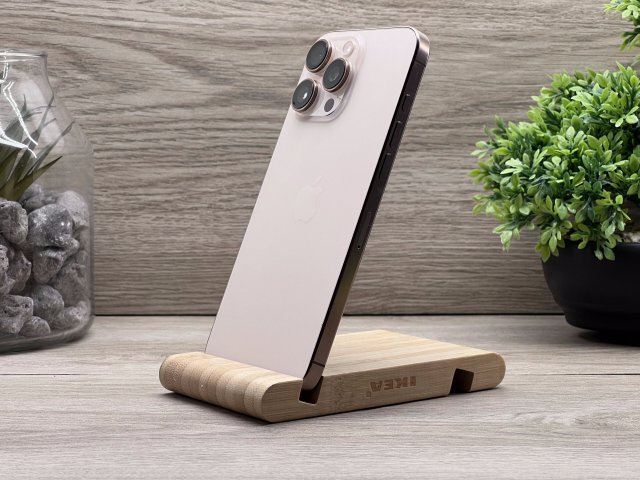 Hibátlan iPhone 16 Pro Max Desert Titanium 256GB 2 ÉV Garanciával Számlával 100% Akku