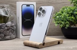 Hibátlan iPhone 14 Pro Silver 128GB 2 ÉV Garanciával Számlával 93% AKKu