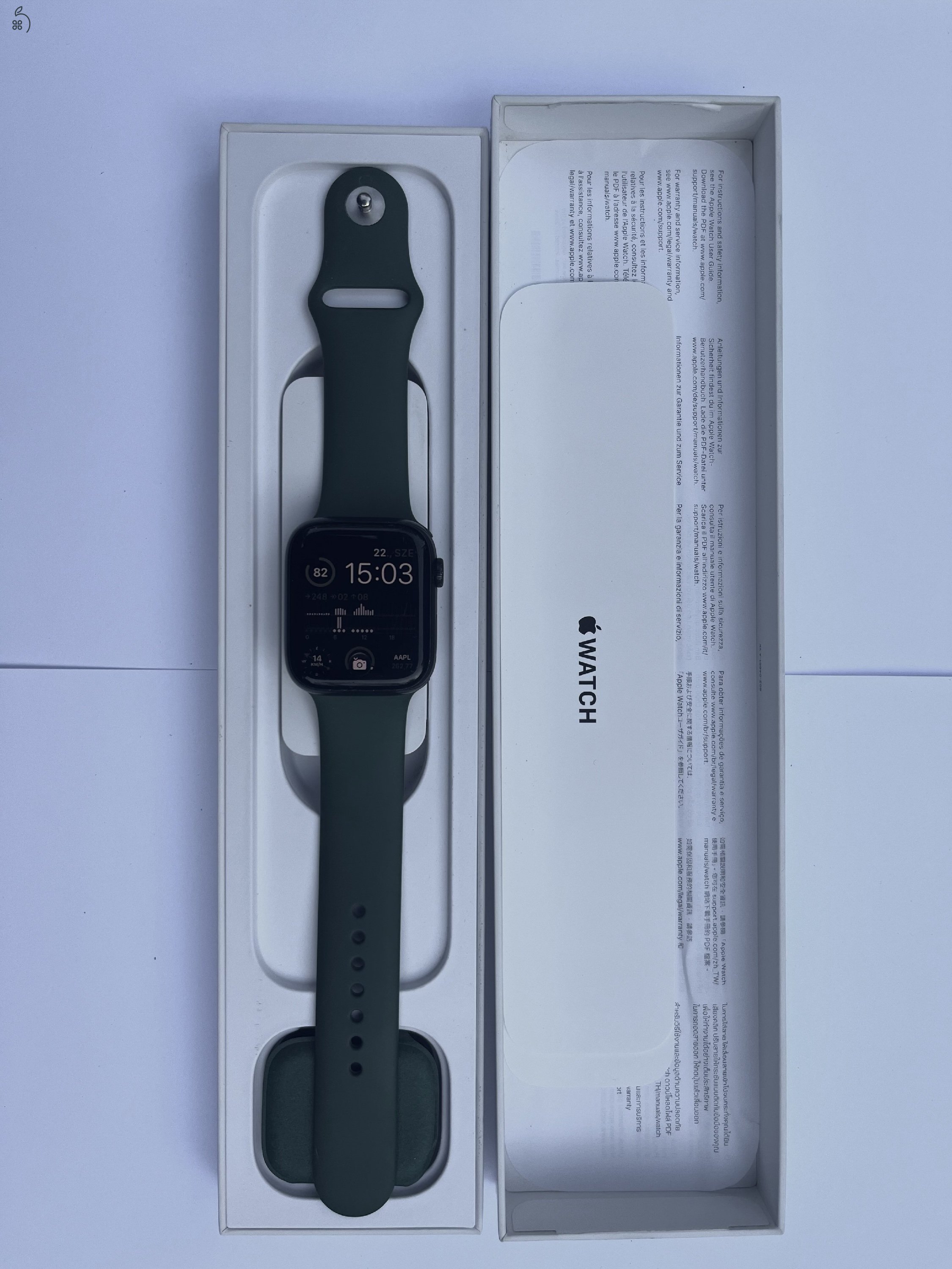Megkímélt  watch S7 45mm - ritka zöld