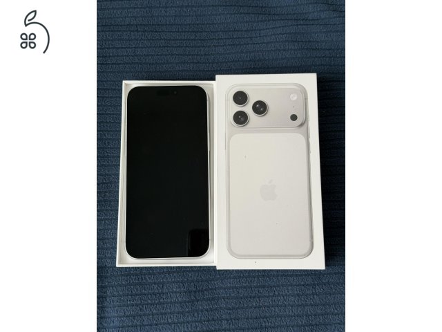 iPhone 17 Pro Max - 512 GB Silver - kártyafüggetlen - akku: 30 ciklus