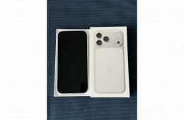 iPhone 17 Pro Max - 512 GB Silver - kártyafüggetlen - akku: 30 ciklus