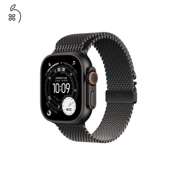 Apple Watch Ultra 3 (MF1Q4QF/A) 49 mm Titán, GPS + Cellular, Milanese szíj - M méret Apple Watch Ultra 3 (MF1Q4QF/A) 49 mm Titán, GPS + Cellular, Milanese szíj - M méret