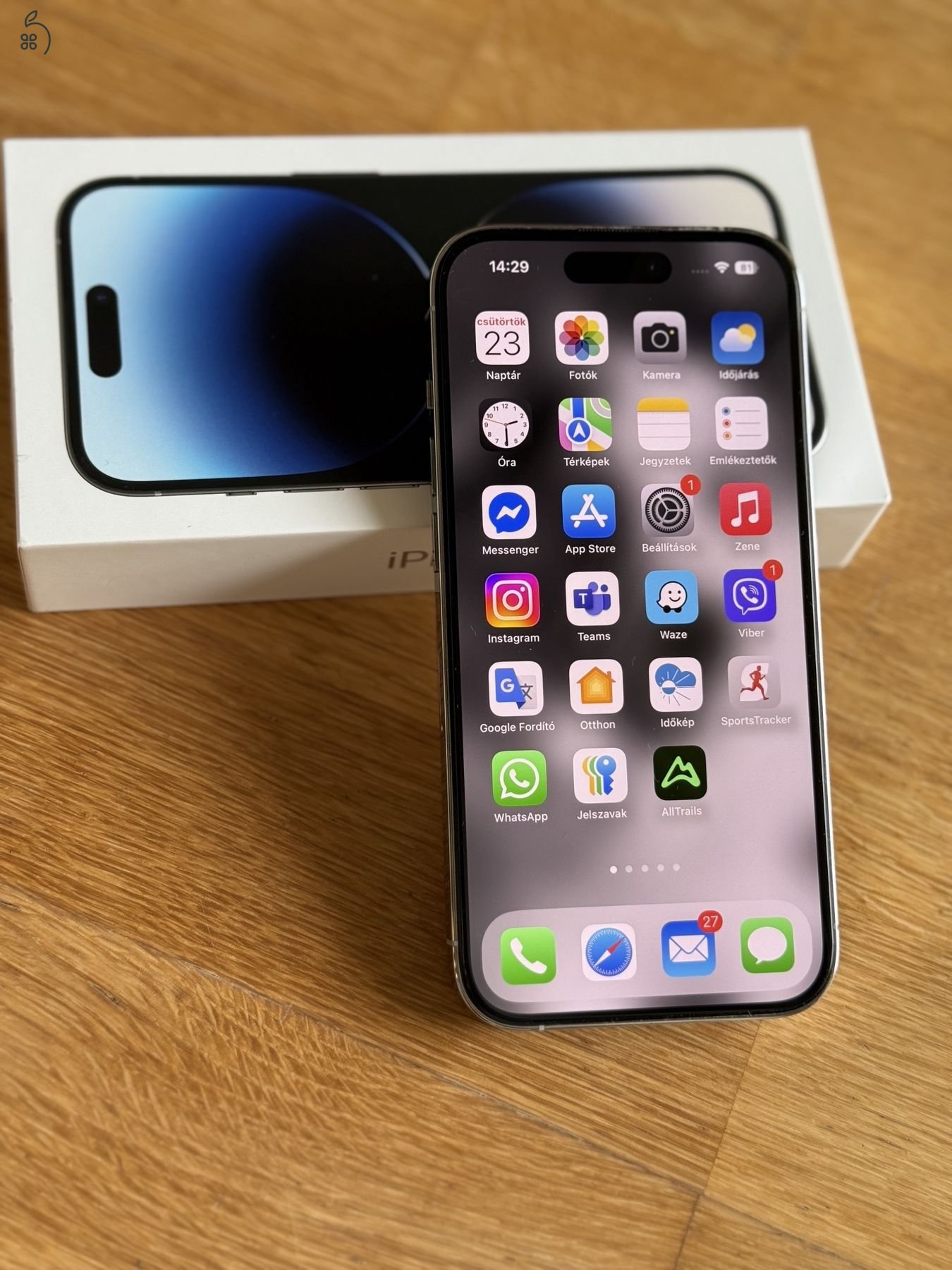iPhone 14Pro Silver 128GB