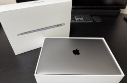 MacBook Air M1 2020 Space Grey 8GB/256GB hibátlan, sérülésmentes