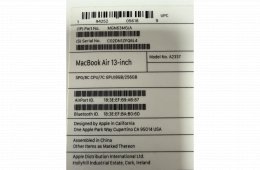 MacBook Air M1 2020 Space Grey 8GB/256GB hibátlan, sérülésmentes