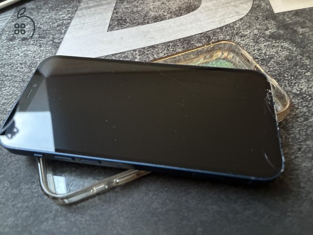 iPhone 12  --   kék  --  64 GB Sérült, szépséghibás.