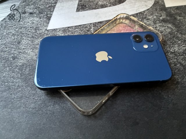 iPhone 12  --   kék  --  64 GB Sérült, szépséghibás.
