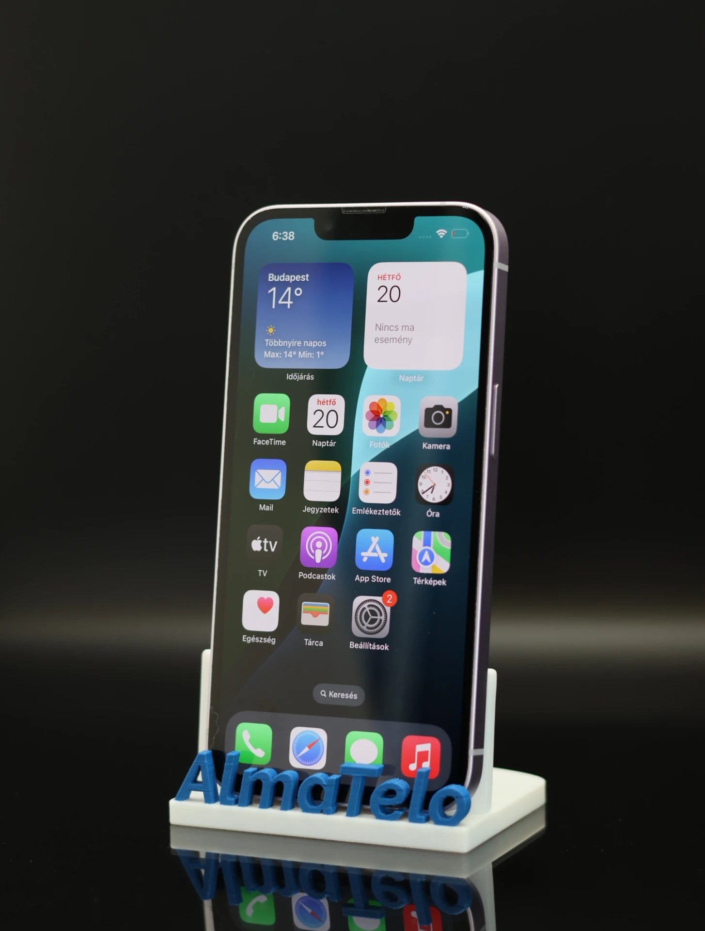 Apple iPhone 14 128 GB Purple 100% akku - 12 HÓ GARANCIA