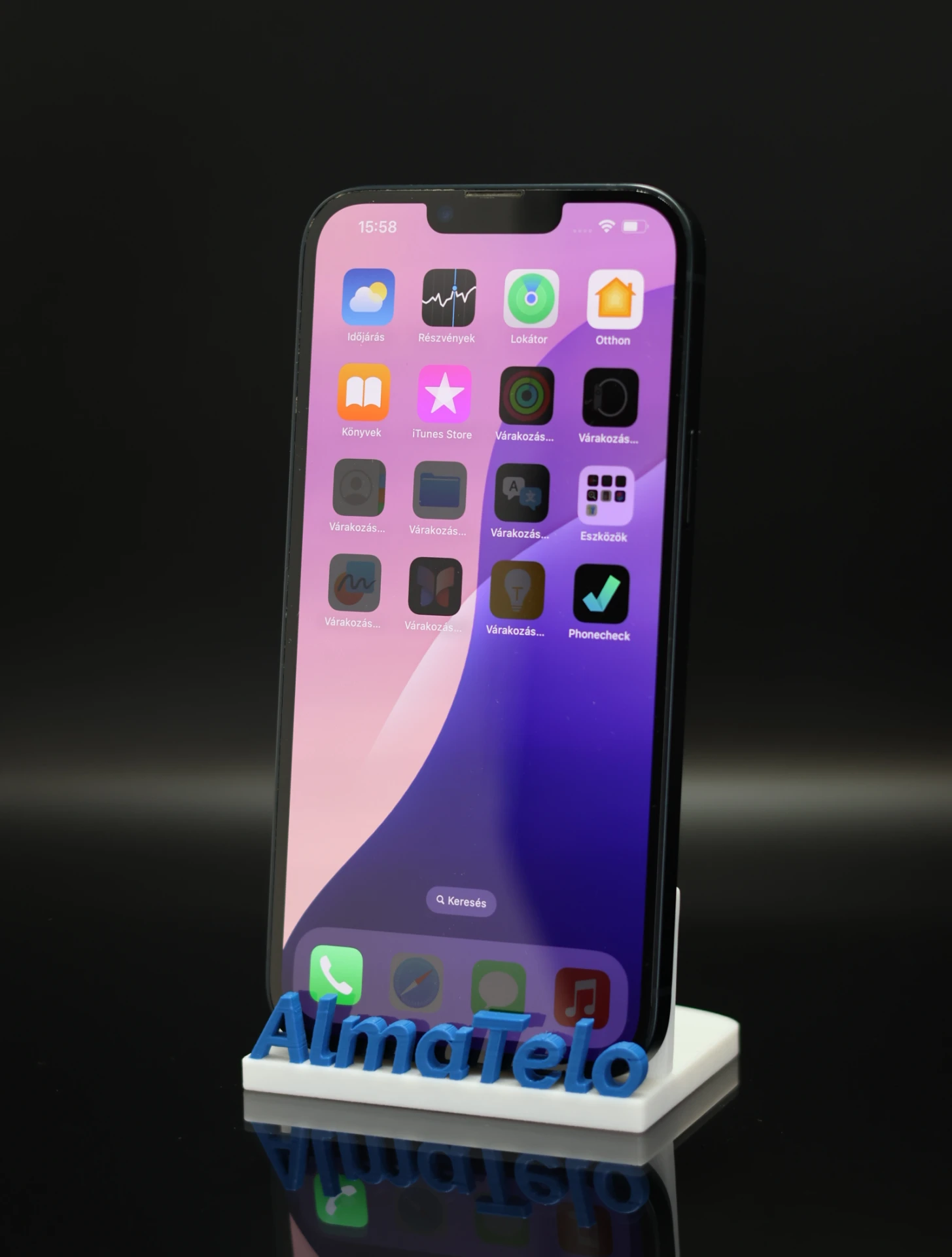 Apple iPhone 14 Plus 256 GB Midnight 100% akku - 12 HÓ GARANCIA