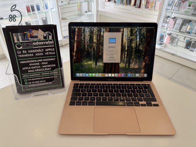MacBook Air 2020 8GB/256ssd/i3/1-3 hónap garancia/Akku 100%/p4511 MacBook Air 2020 8GB/256ssd/i3/1-3 hónap garancia/Akku 100%/p4511