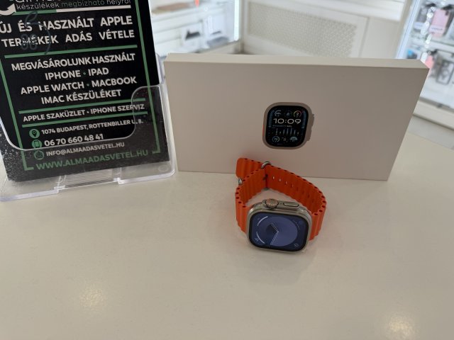 Apple Watch Ultra 2 49mm Újszerű/1-3 hónap gar./Akku 96%/p4513 Apple Watch Ultra 2 49mm Újszerű/1-3 hónap gar./Akku 96%/p4513
