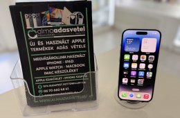iPhone 14 Pro 128GB Silver Független/1-3 hónap gar./Akku 87%/p4514