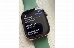 Apple Watch 10 46 mm ezüst acél tokos garanciás