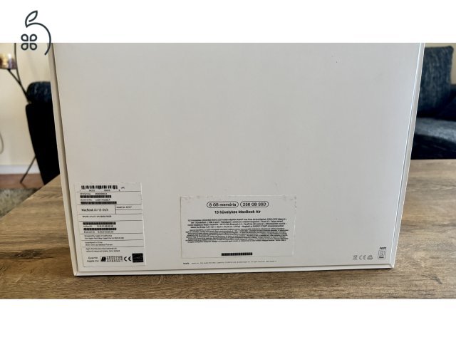 MacBook Air M1 2020 Space Grey 8GB/256GB hibátlan, sérülésmentes 