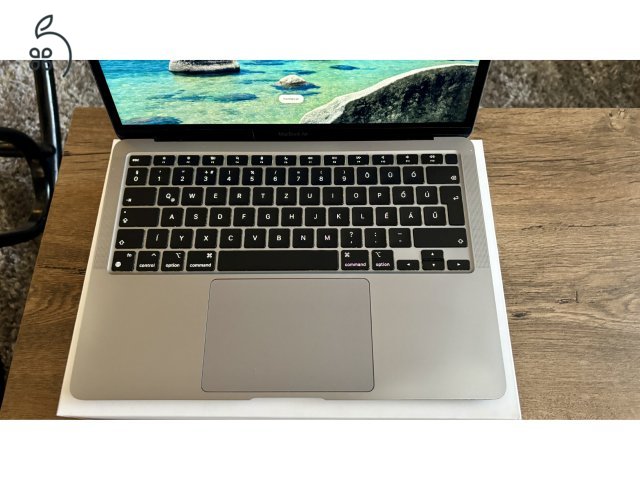 MacBook Air M1 2020 Space Grey 8GB/256GB hibátlan, sérülésmentes 