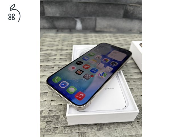 Apple iPhone 15Pro 256Gb Natúr Titán Kártyafüggetlen mobiltelefon + Garancia