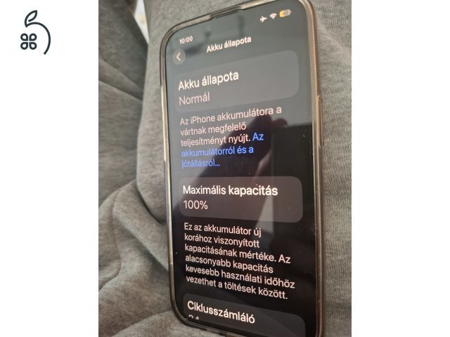 128GB, júniusitól 36 hónap garancia,tok, fix ár