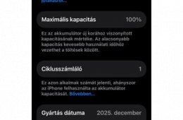 128GB, még 24 hónap garancia,tok,Apple szervizben új belső, fix ár