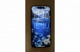 SÜRGŐSEN ELADÓ! iPhone 15 Pro 256GB Titanium Blue független ÚJSZERŰ 85% akksi