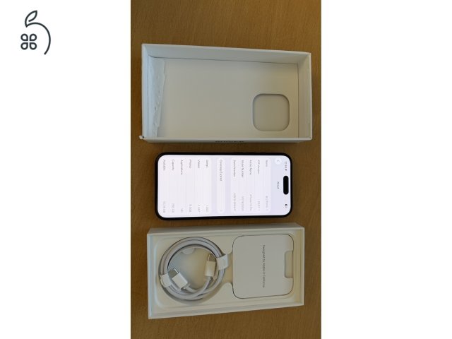 SÜRGŐSEN ELADÓ! iPhone 15 Pro 256GB Titanium Blue független ÚJSZERŰ 85% akksi