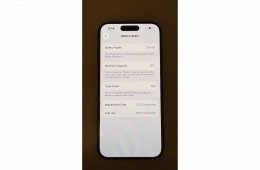 SÜRGŐSEN ELADÓ! iPhone 15 Pro 256GB Titanium Blue független ÚJSZERŰ 85% akksi