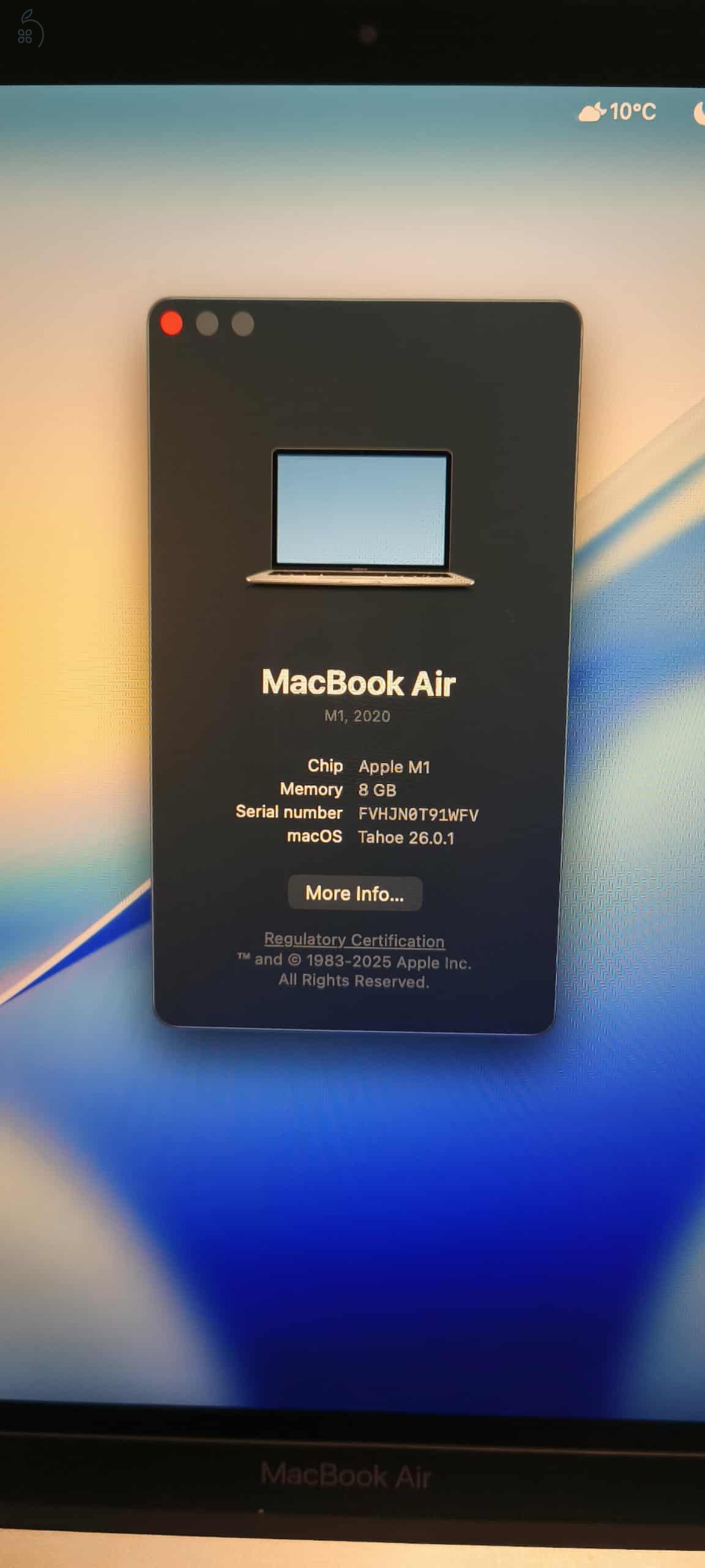 MacBook Air M1 256/8 GB