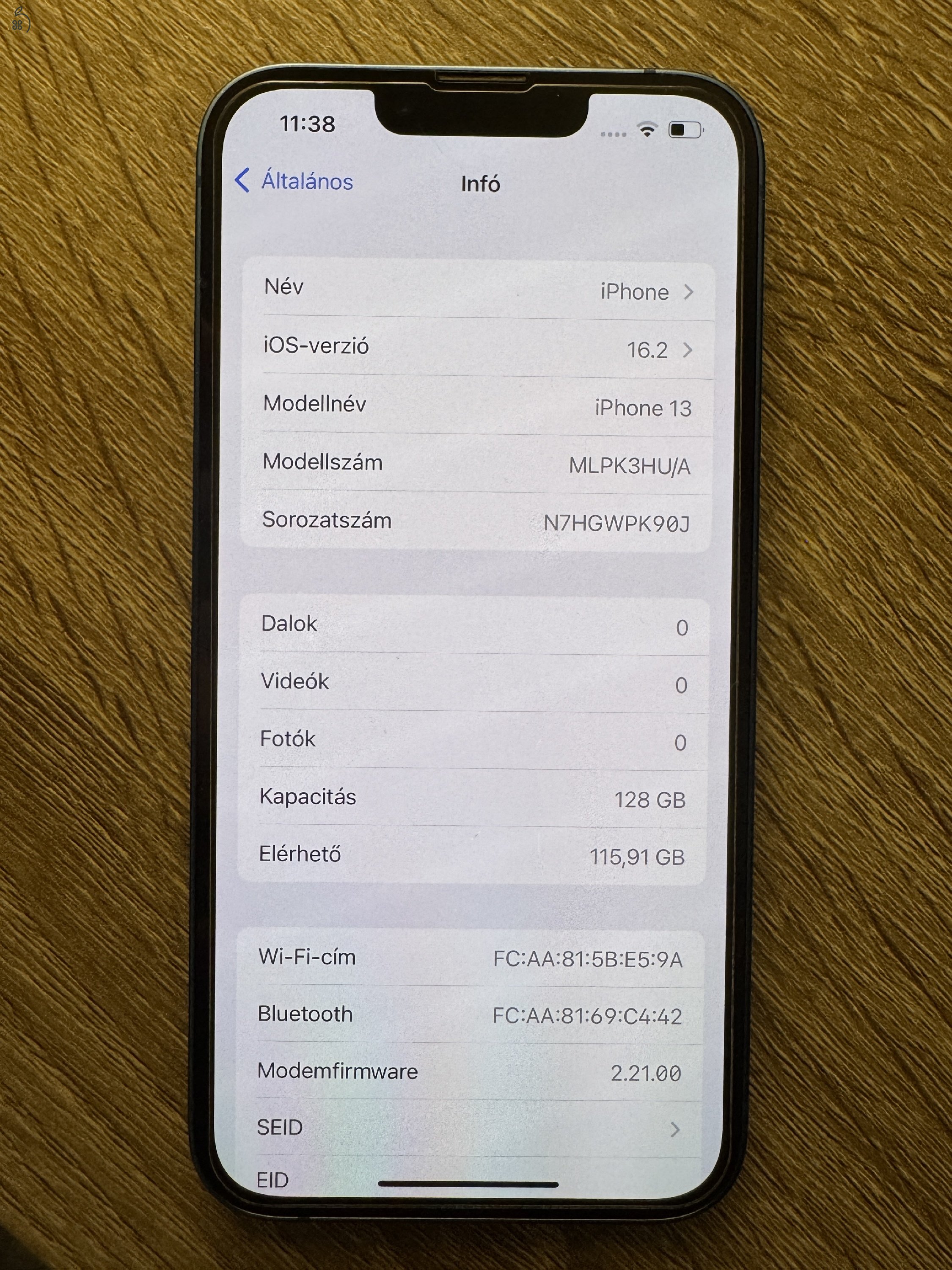 Eladó Iphone 13 Kék