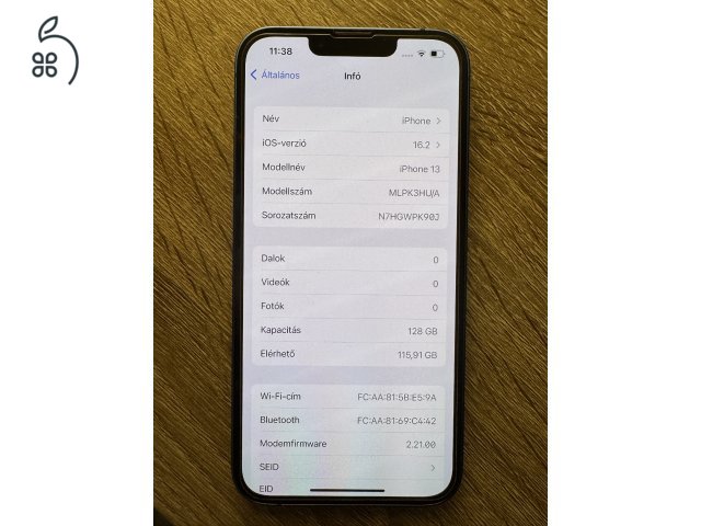 Eladó Iphone 13 Kék