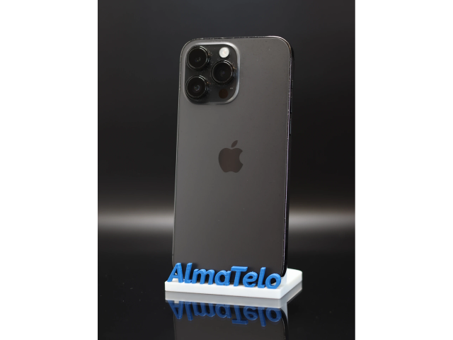 Apple iPhone 14 Pro Max eSIM 128 GB Space Black 100% akku - 12 HÓ GARANCIA