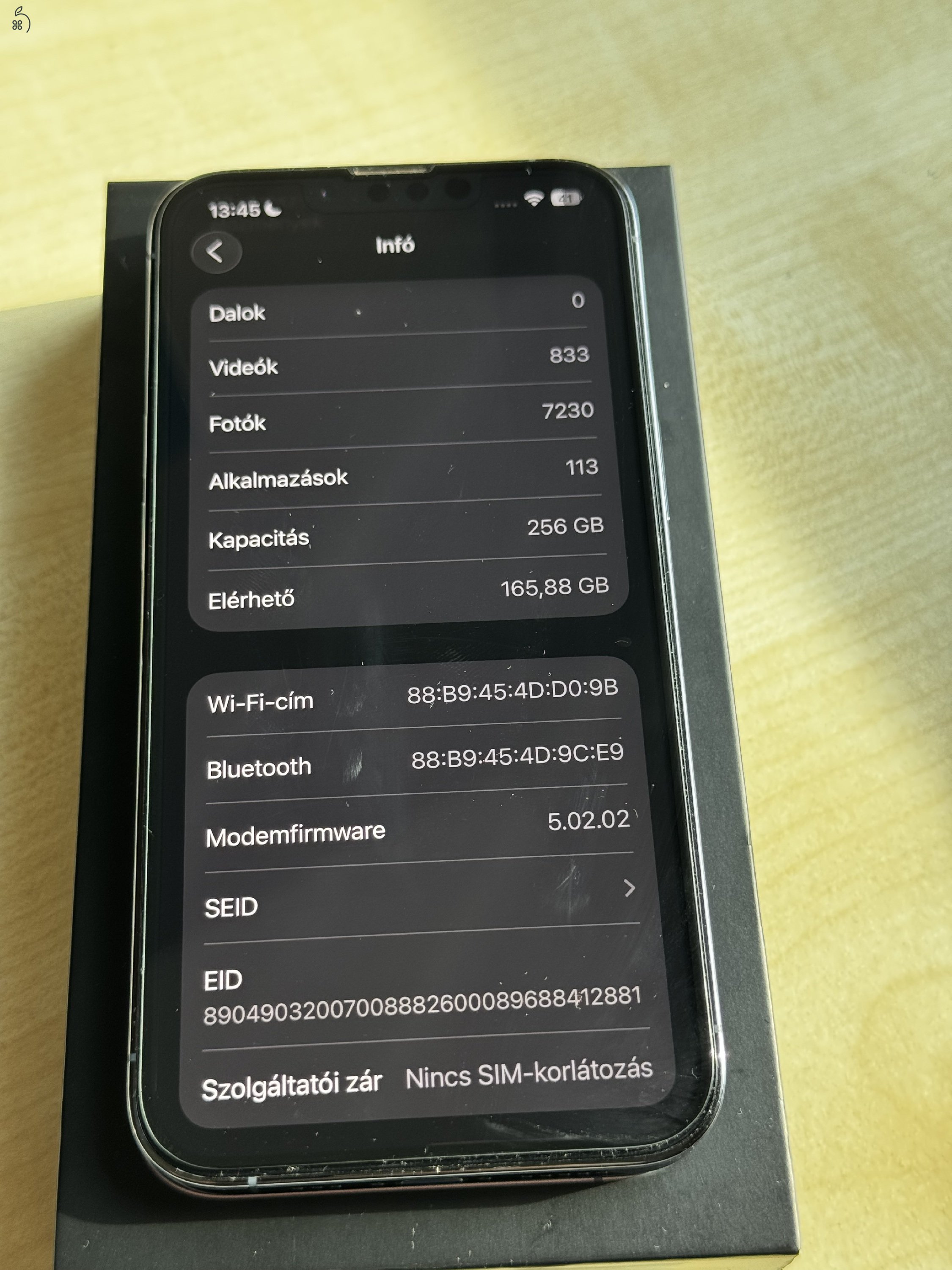 Eladó Sierra Blue iPhone 13 Pro