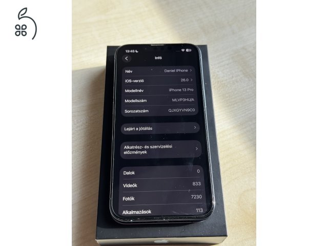 Eladó Sierra Blue iPhone 13 Pro